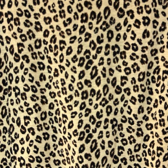Chico's Tan Leopard Print Pullover Top - Picture 4 of 5